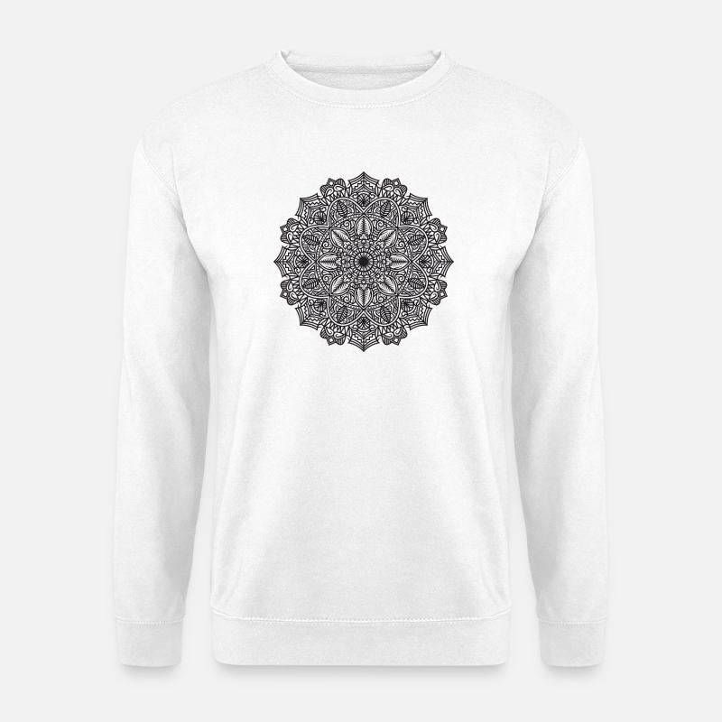 Mandala - Unisex Pullover - Weiß