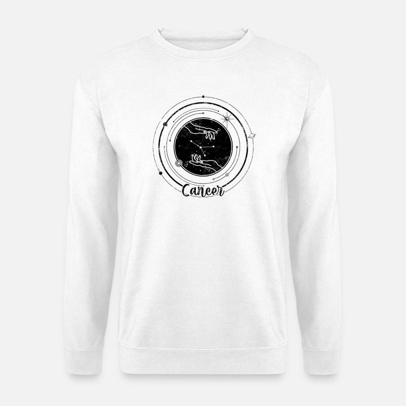 Midnight Spark Silhouette - Unisex Sweatshirt - white