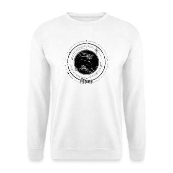 Midnight Snowflake Constellation - Unisex Sweatshirt - white - Front