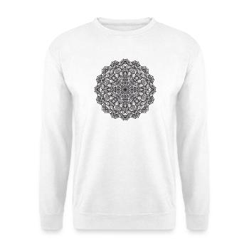Mandala - Sweat-shirt Unisexe - blanc - Devant
