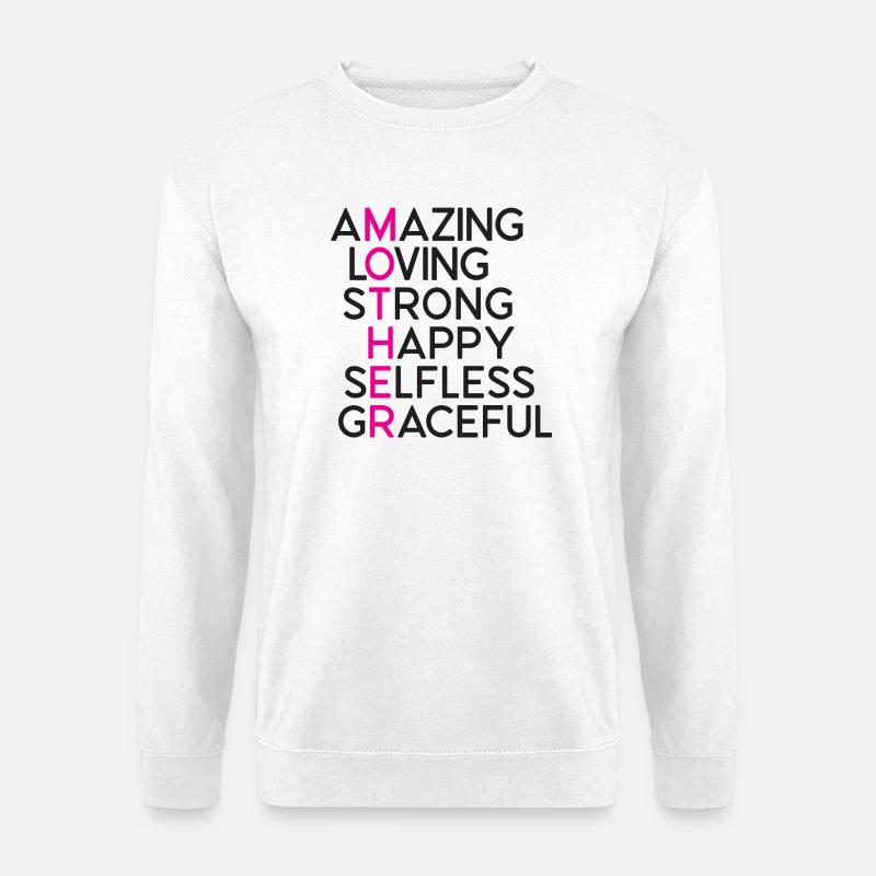 Die beste Mutter aller Zeiten - Unisex Pullover - Weiß