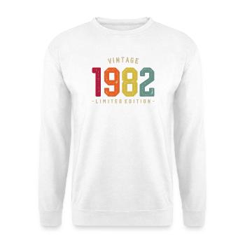Vintage 1982 Limited Edition - Unisex Sweatshirt - white - Front