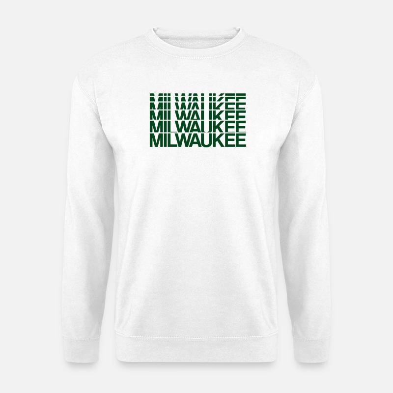 Milwaukee Raster Muster - Unisex Pullover - Weiß