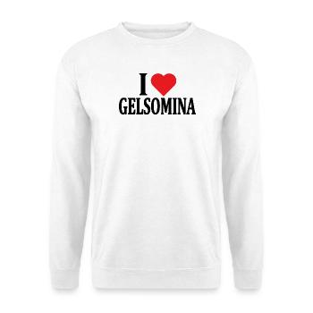 t-shirt J’adore l’idée cadeau Gelsomina - Sweat-shirt Unisexe - blanc - Devant