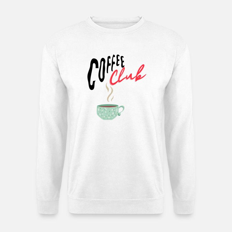Coffee Club - Unisex Pullover - Weiß