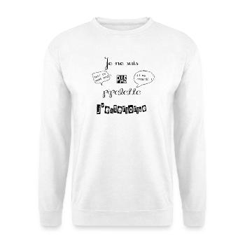 J'exteriorise - Sweat-shirt Unisexe - blanc - Devant