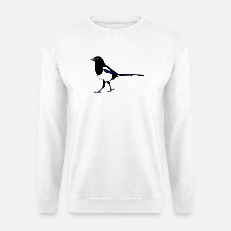 Elster - Unisex Pullover - Weiß