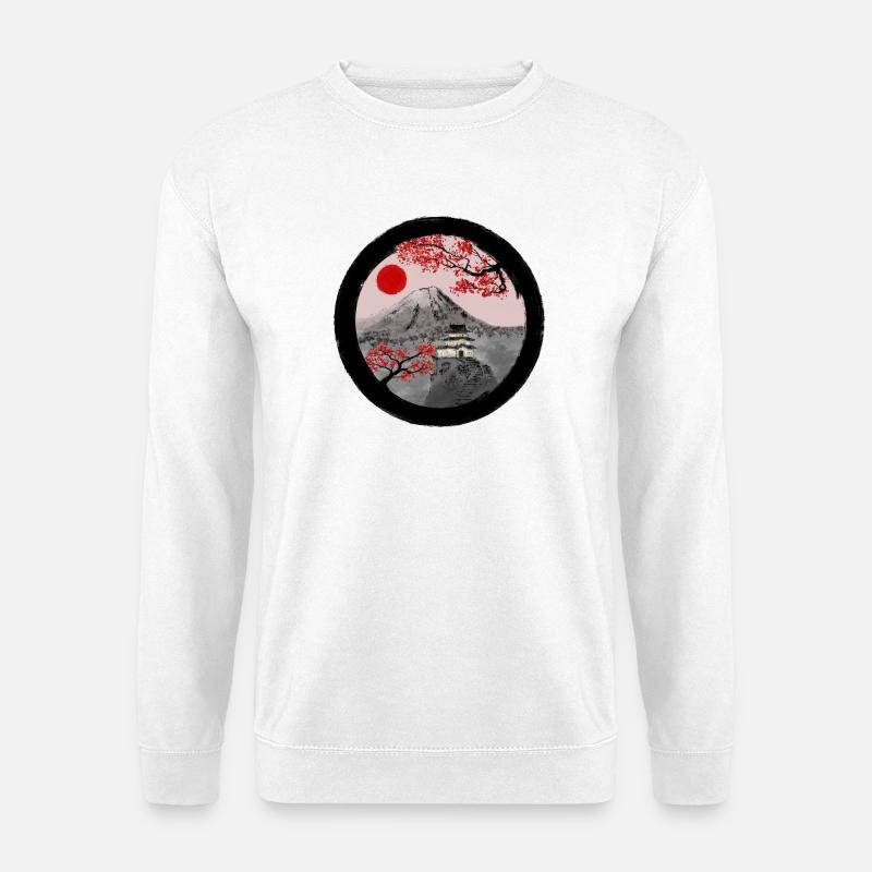 Arakurayama - Unisex Pullover - Weiß