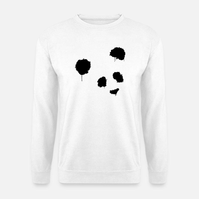 Panda Gesicht - Unisex Pullover - Weiß
