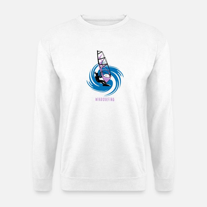 Windsurfen - Unisex Pullover - Weiß