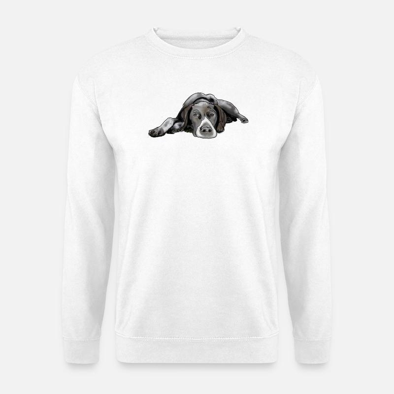 Pointer German Shorthair - Unisex Sweatshirt - white