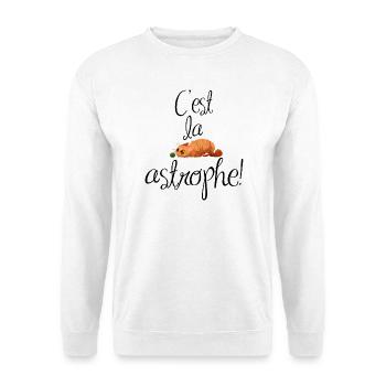 C'est la catastrophe, les chats sont très joueurs. - Sweat-shirt Unisexe - blanc - Devant