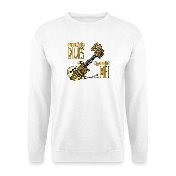 Guitar play it for me COLOR - Unisex Sweatshirt - white - Front