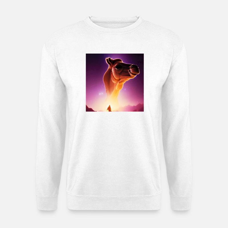 Dromedar Dschinn - Unisex Pullover - Weiß