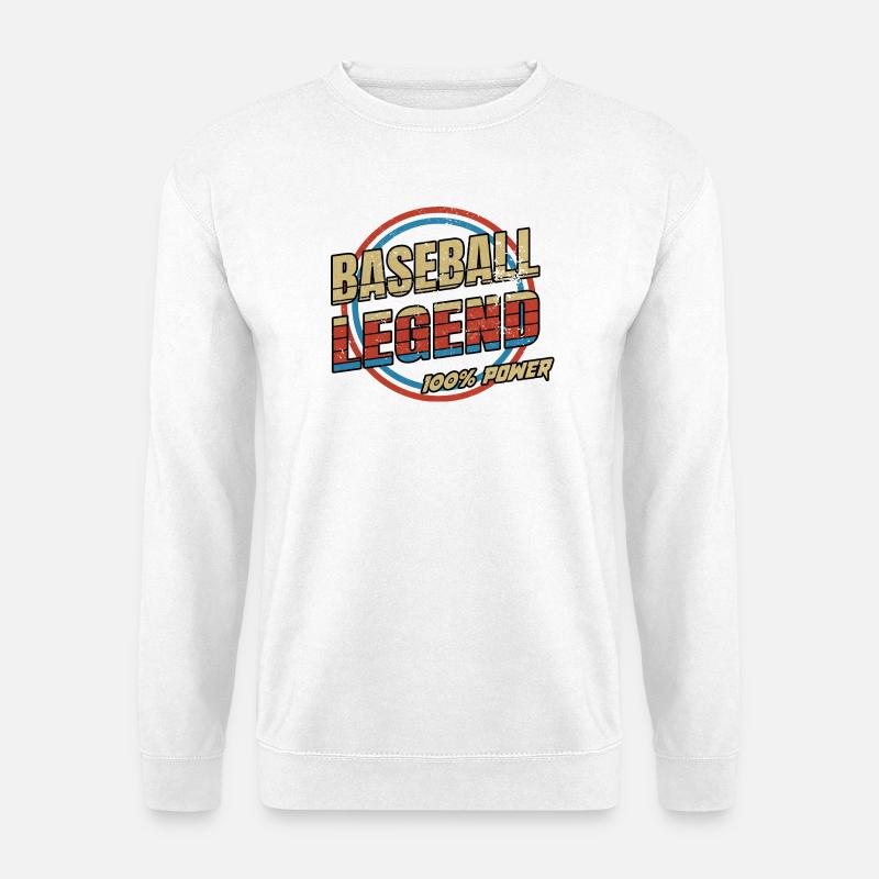 Baseball Legende - Unisex Pullover - Weiß