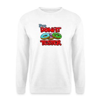 Pro Donut Tester - Unisex Sweatshirt - white - Front