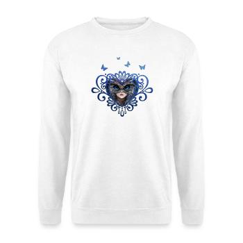 Owl Girl le défenseur de la forêt - Sweat-shirt Unisexe - blanc - Devant