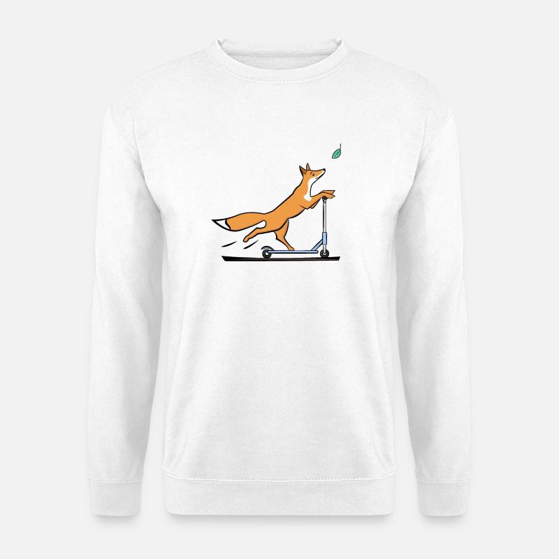 Fuchs - Unisex Pullover - Weiß