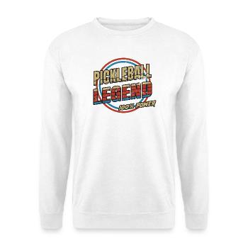 Légende du pickleball - Sweat-shirt Unisexe - blanc - Devant