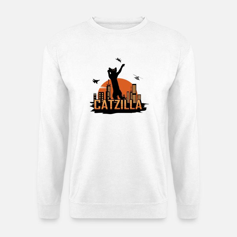 Catzilla - Unisex Sweatshirt - white
