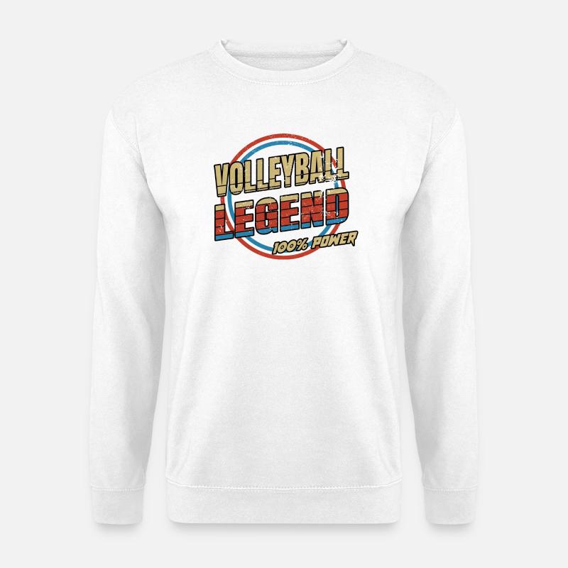 Volleyball Legend - Unisex Pullover - Weiß