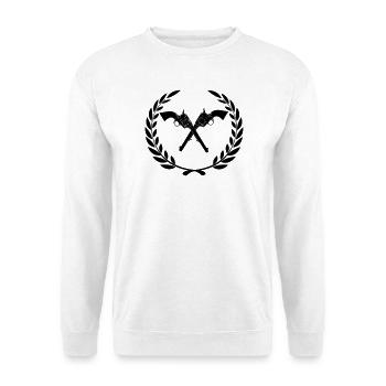 colt 45 in laurel wreath - Unisex Sweatshirt - white - Front