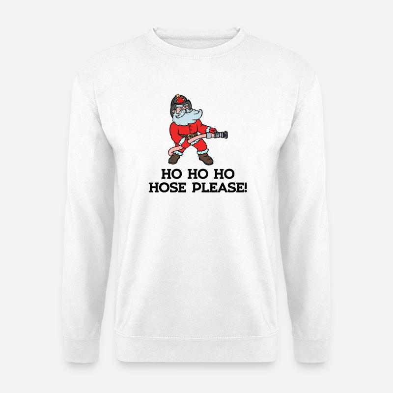 Berufsfeuerwehr Statement Freiwillige Feuerwehr - Unisex Pullover - Weiß
