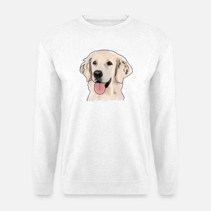 Golden Retriever - Unisex Pullover - Weiß