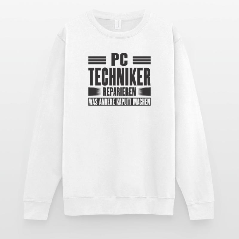 Service Technician Support Solution Quote Service PC Unisex Sweatshirt