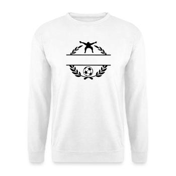 Fußball 1 - Unisex Pullover - Weiß - Vorne