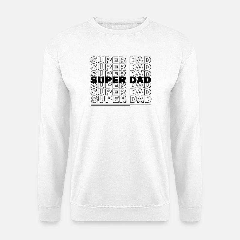 SUPER DAD - Unisex Pullover - Weiß