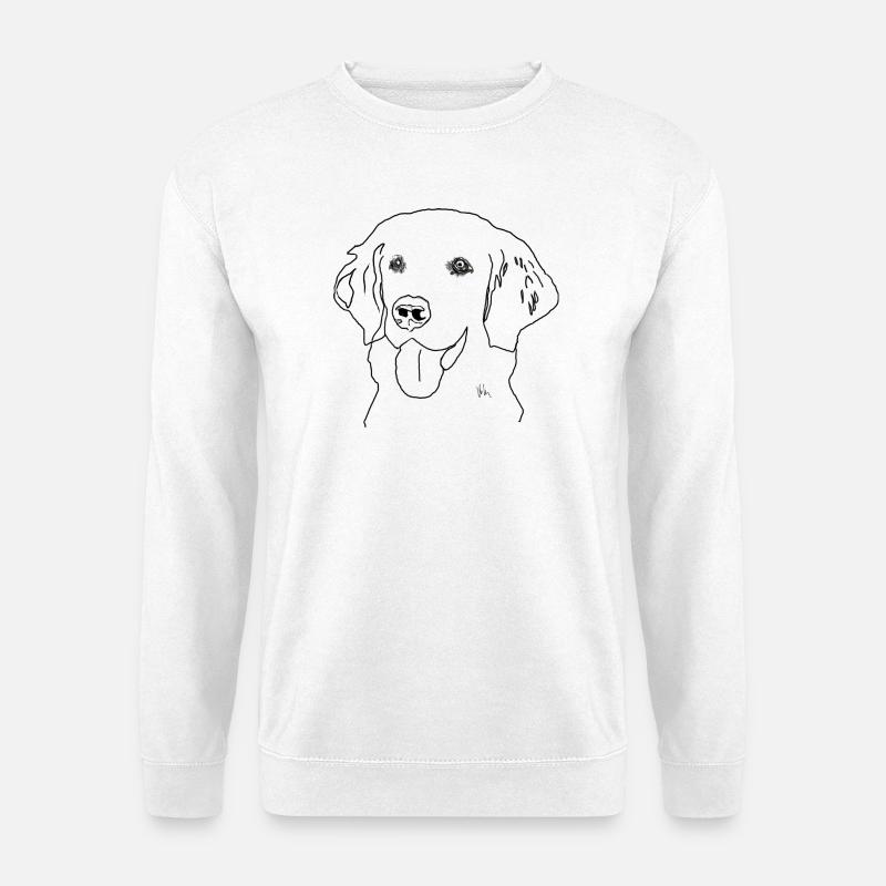 Golden retriever - Unisex Pullover - Weiß