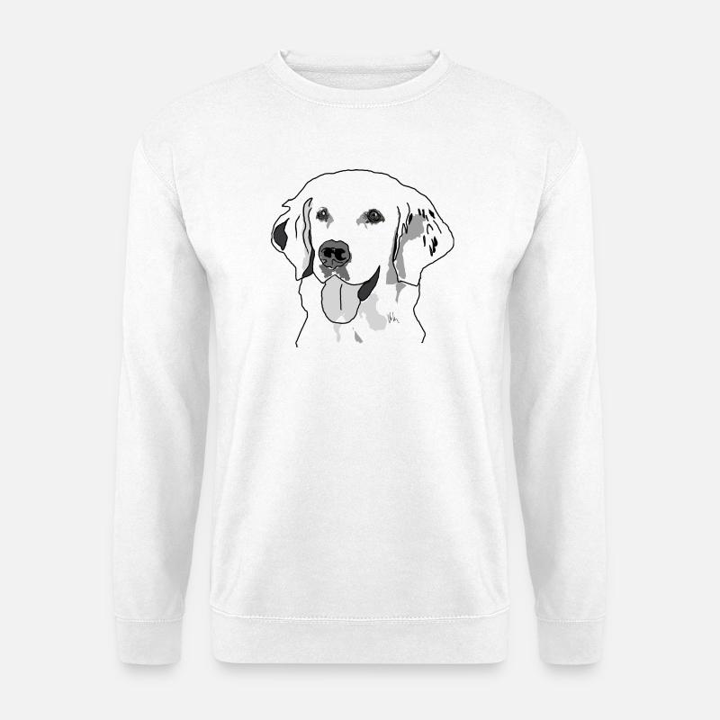 Golden retriever - Unisex Pullover - Weiß