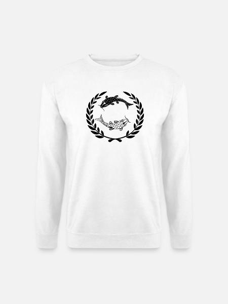 Fish 009 - Unisex Sweatshirt - white