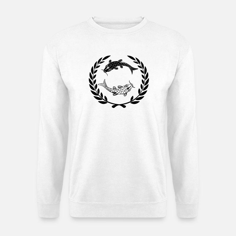 Fish 009 - Unisex Sweatshirt - white