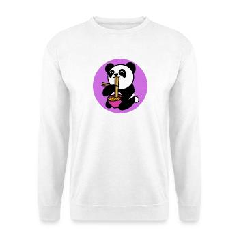 Panda Manga Anime Comic Popkultur Japanisch - Unisex Pullover - Weiß - Vorne
