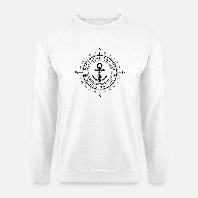 Heimathafen Heiligenhafen - Unisex Pullover - Weiß
