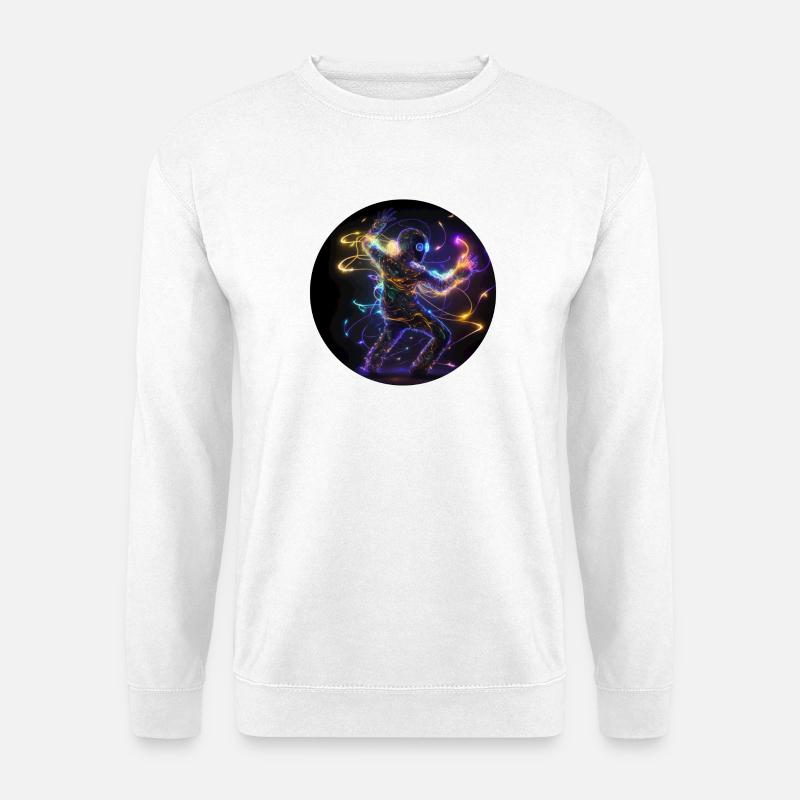 Dance Halluzination Techno - Unisex Pullover - Weiß