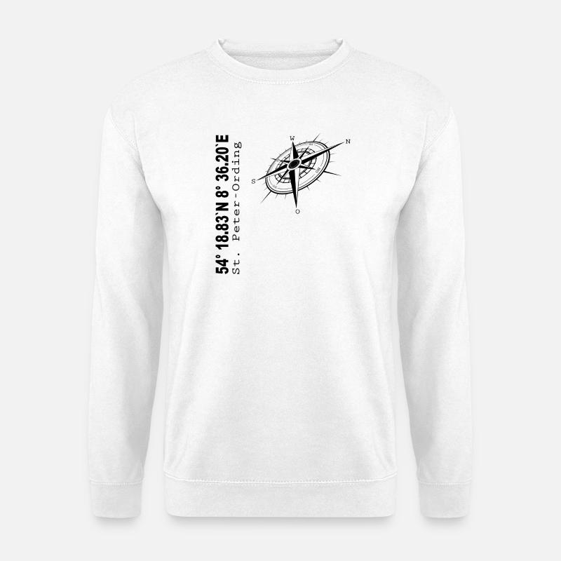 St Peter-Ording - Unisex Pullover - Weiß