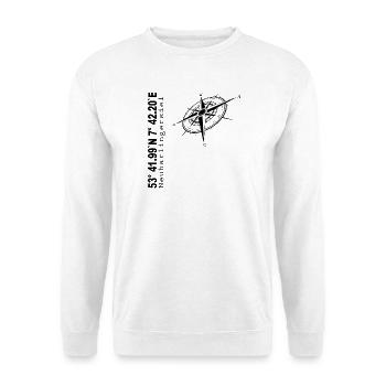 Neuharlingersiel - Unisex Pullover - Weiß - Vorne