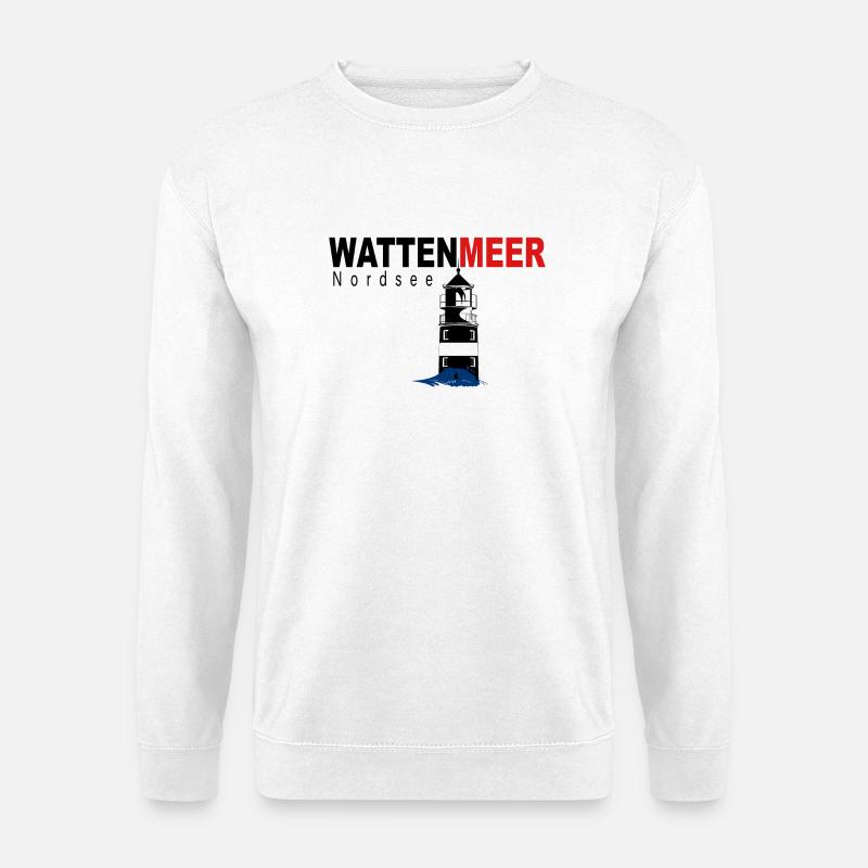 Wattenmeer - Unisex Pullover - Weiß