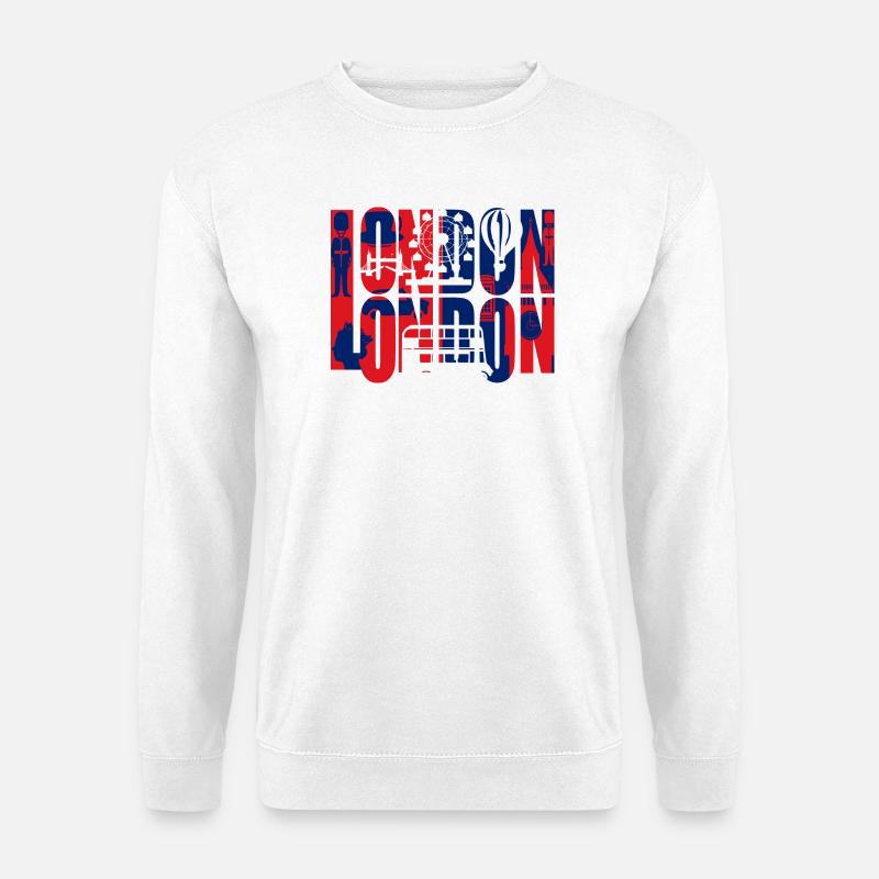 LONDON - Unisex Pullover - Weiß