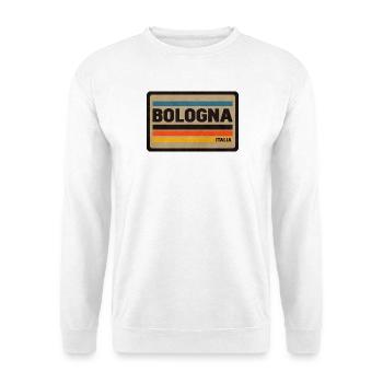 Bologna Italy Retro Sign - Unisex Sweatshirt - white - Front