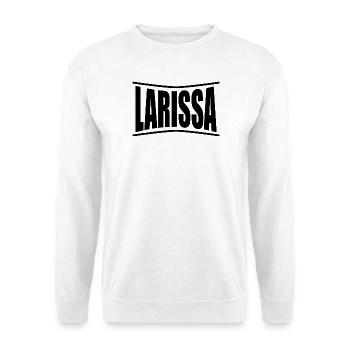 t-shirt Larissa t-shirt gift idea - Unisex Sweatshirt - white - Front
