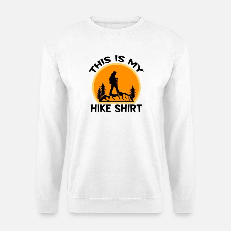 Touren Wanderung Bergsteigen Wandern Statement - Unisex Pullover - Weiß