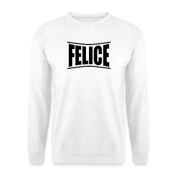 t-shirt Felice t-shirt gift idea - Unisex Sweatshirt - white - Front