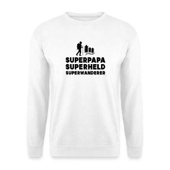 Wandern Wanderer Statement Bergwanderung Natur - Unisex Pullover - Weiß - Vorne