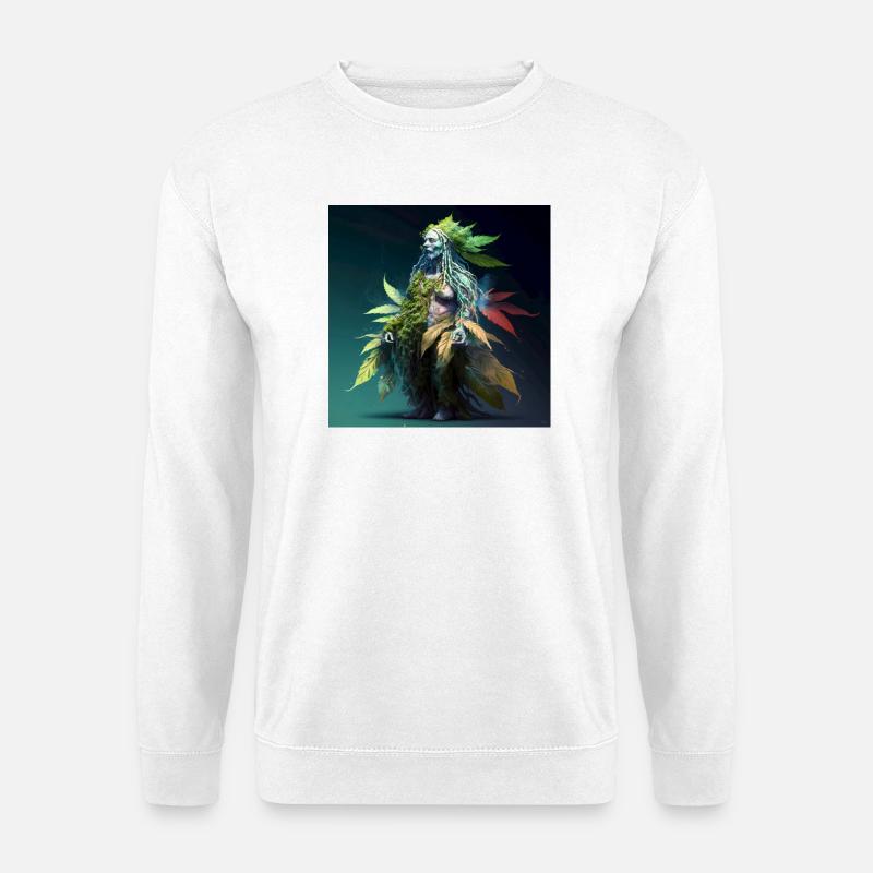 Personifikation des Waldes - Unisex Pullover - Weiß
