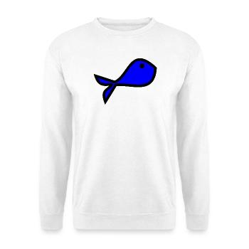SARDINE. FISH. APRIL FOOL. EASTER. SEA - Unisex Sweatshirt - white - Front