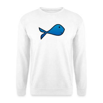 SARDINE. FISH. APRIL FOOL. EASTER. SEA - Unisex Sweatshirt - white - Front